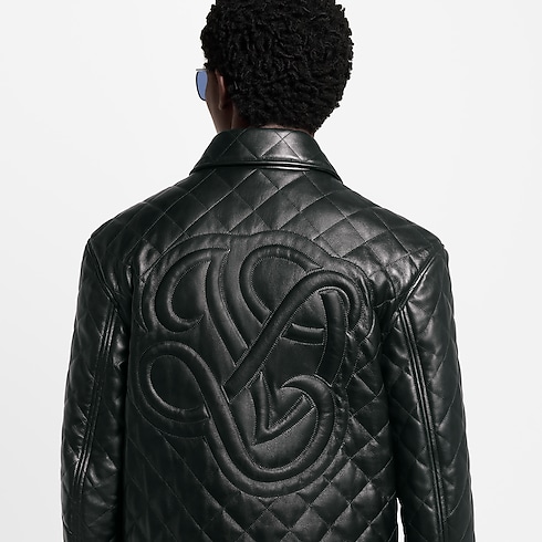 Ready-to-Wear Coats and Outerwear Quilted Leather Blouson | Louis Vuitton ® (Product zoom)