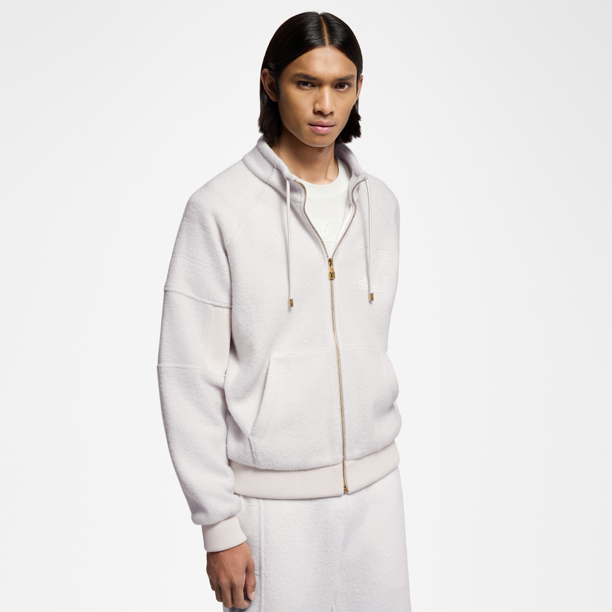  Ready-to-Wear All Ready-to-Wear Quilted Textured Wool Blouson | Louis Vuitton ® (Product zoom)