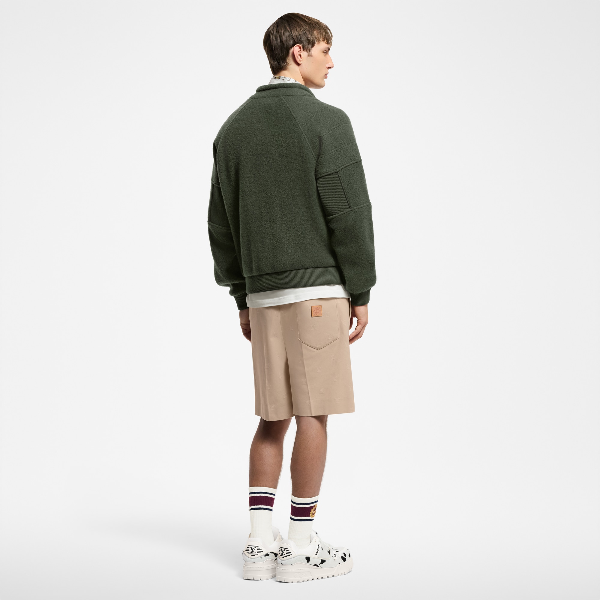  Ready-to-Wear All Ready-to-Wear Quilted Textured Wool Blouson | Louis Vuitton ® (Product zoom)