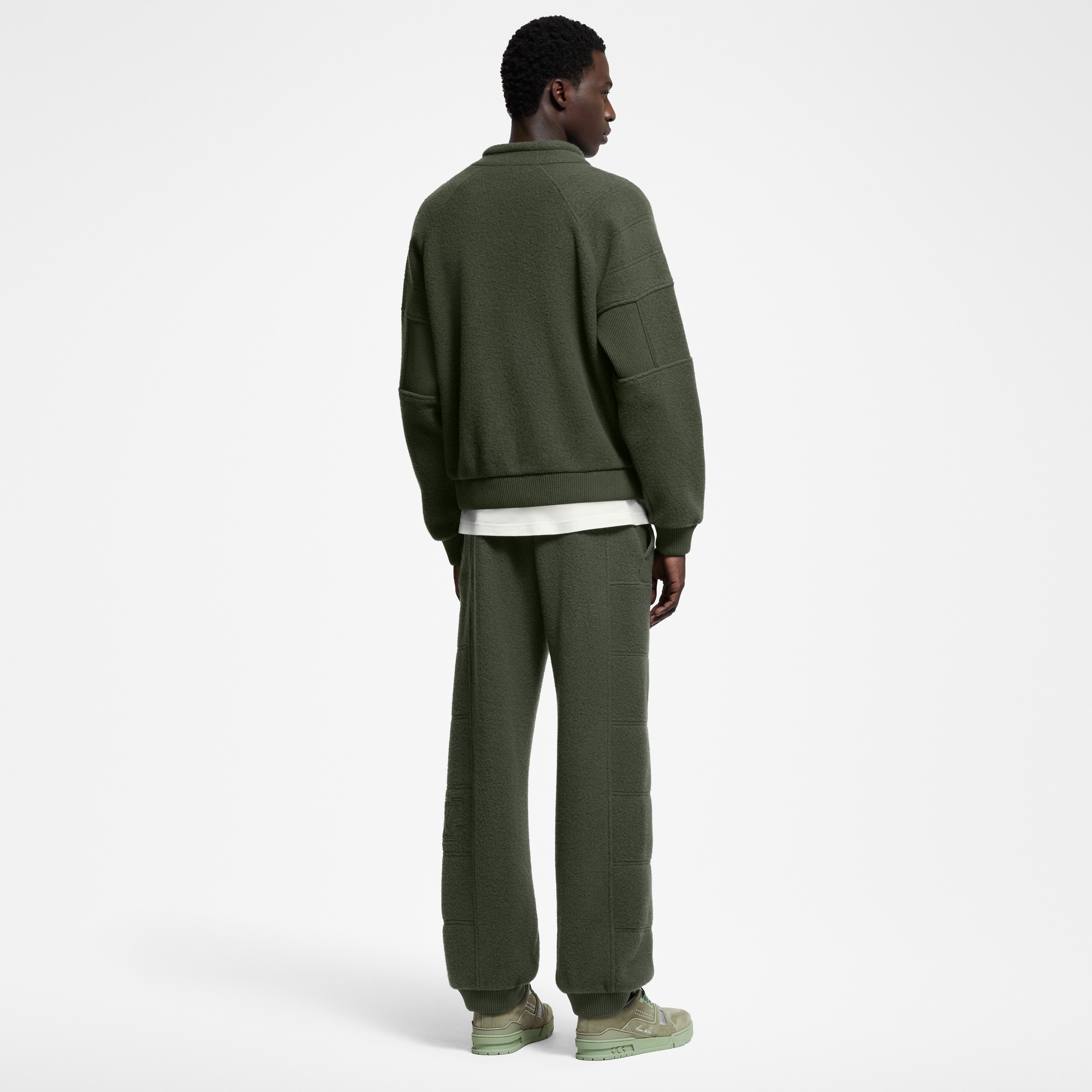  Ready-to-Wear All Ready-to-Wear Quilted Textured Wool Pants | Louis Vuitton ® (Product zoom)