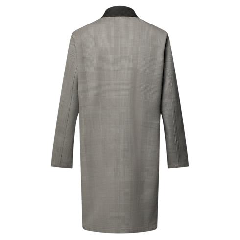 Ready-to-Wear Coats and Outerwear Raincoat With Damier Suede Collar | Louis Vuitton ® (Product zoom)