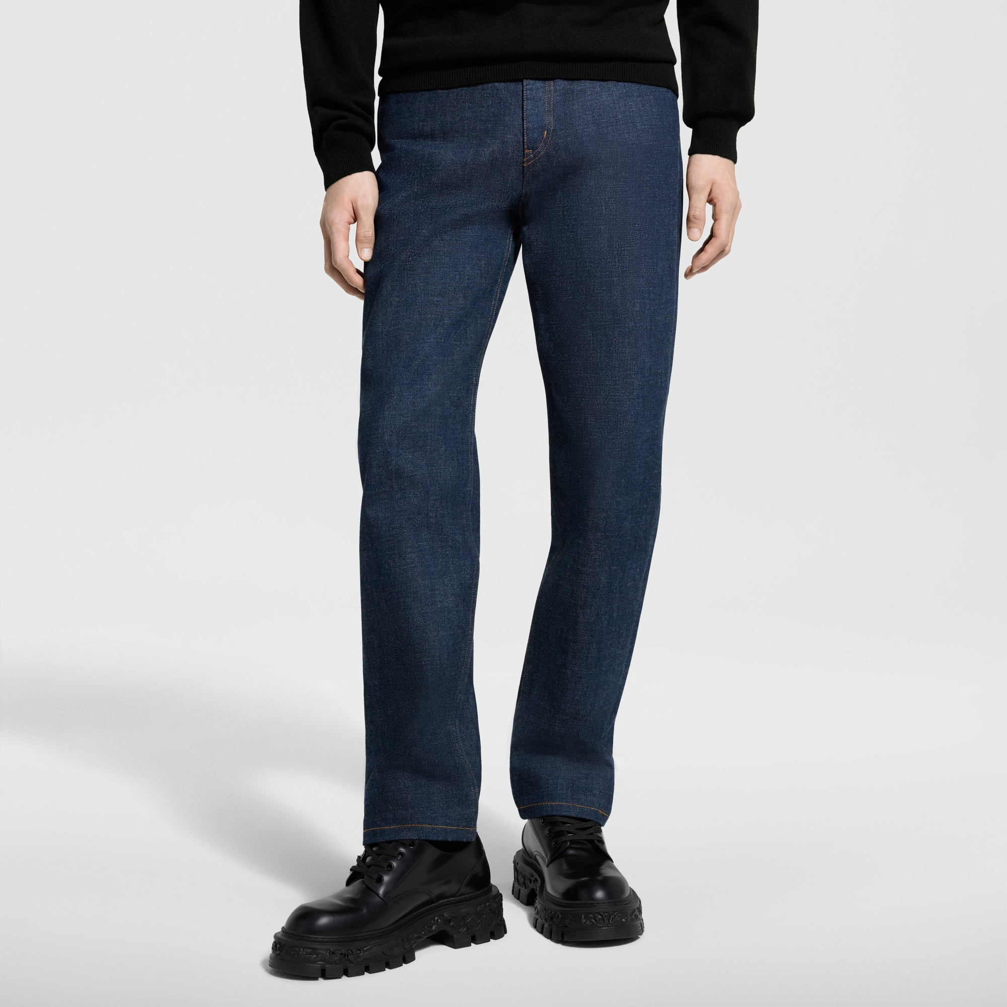  Ready-to-Wear Denim Regular Denim Pants | Louis Vuitton ® (Product zoom)