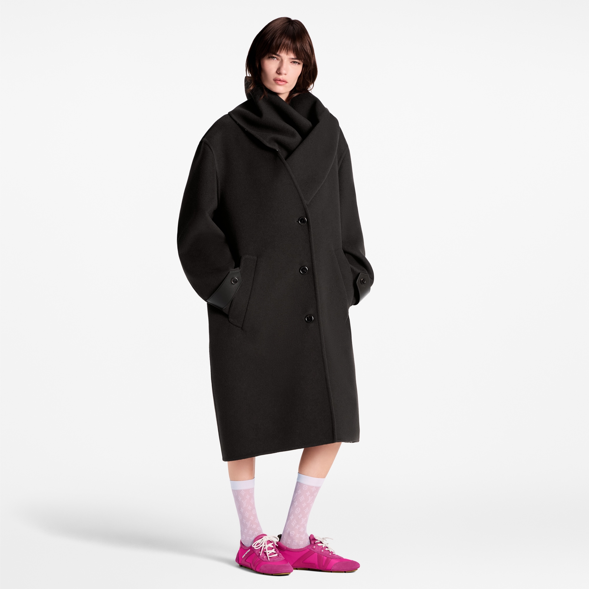 Ready-to-Wear Coats and Jackets Removable Collar Coat | Louis Vuitton ® (Product zoom)