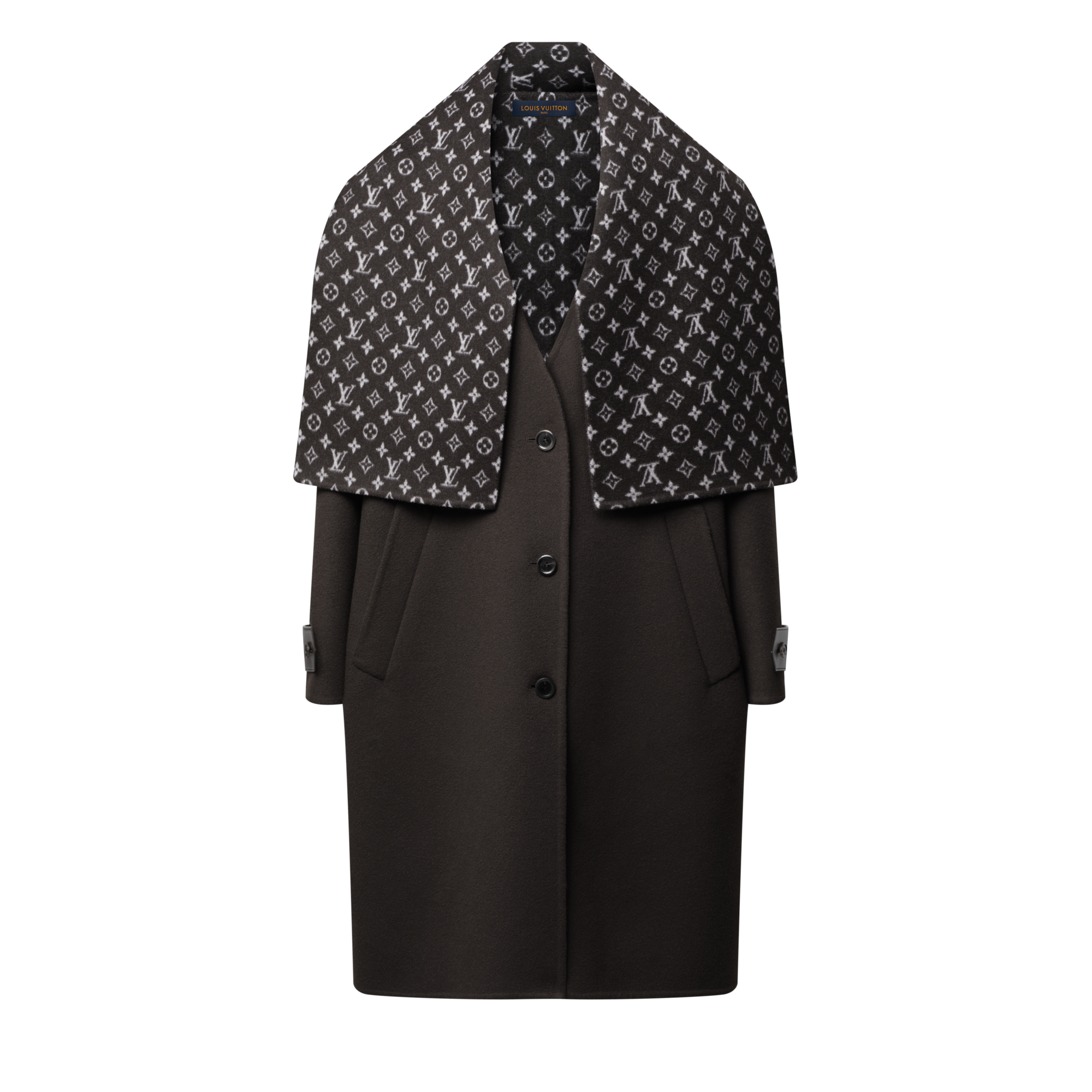  Ready-to-Wear Coats and Jackets Removable Collar Coat | Louis Vuitton ® (Product zoom)