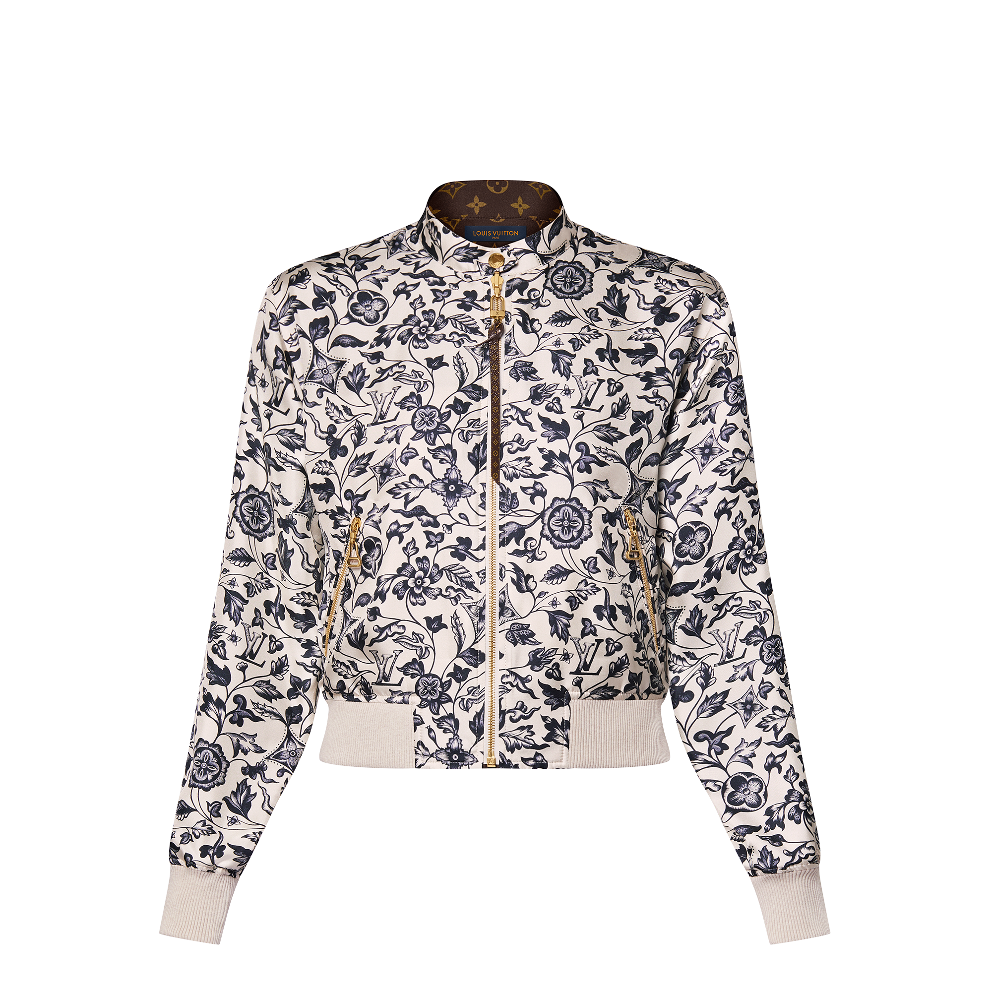 Reversible Botanical Print Bomber Jacket - Women - Ready-to-Wear 