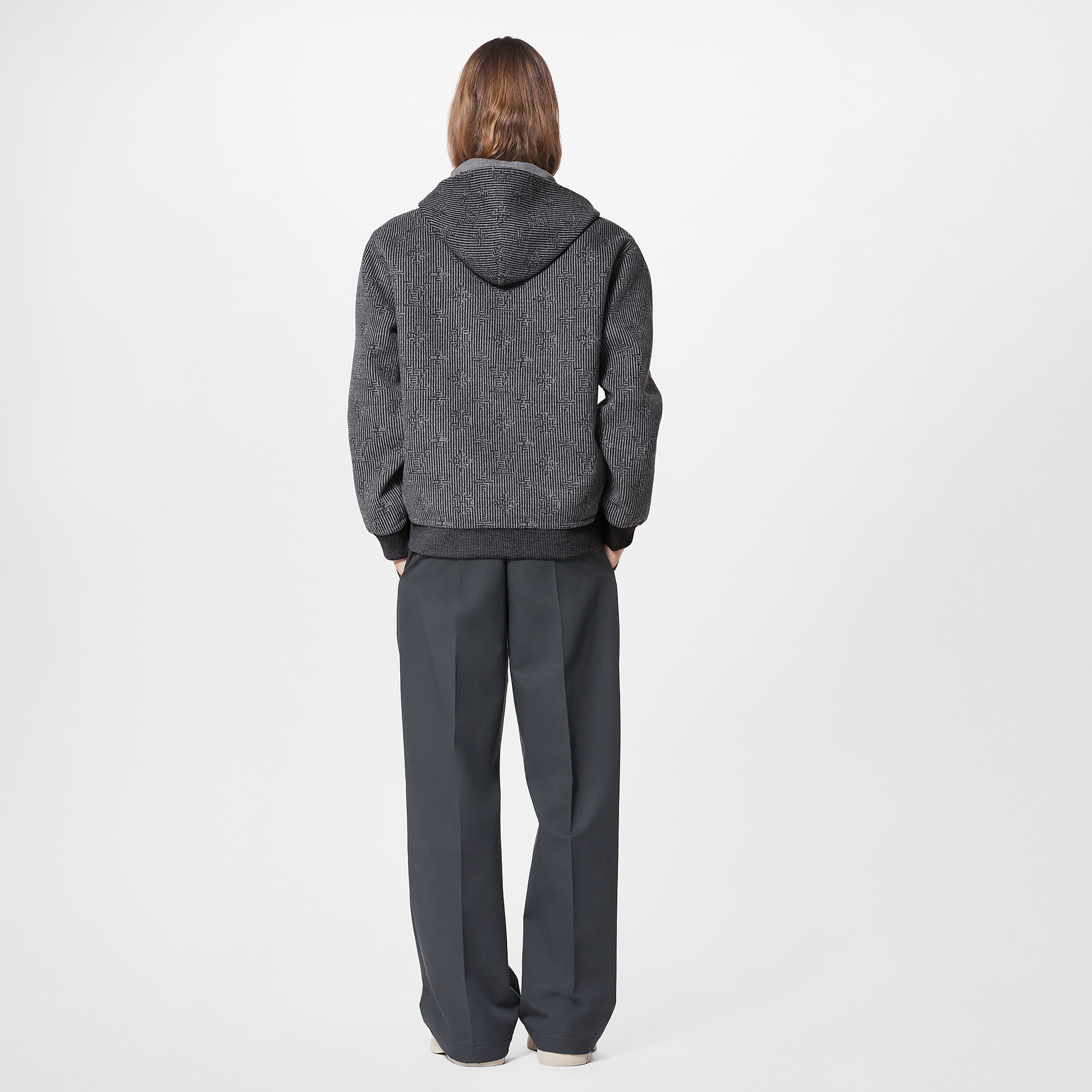 Reversible Double Face Hooded Blouson
