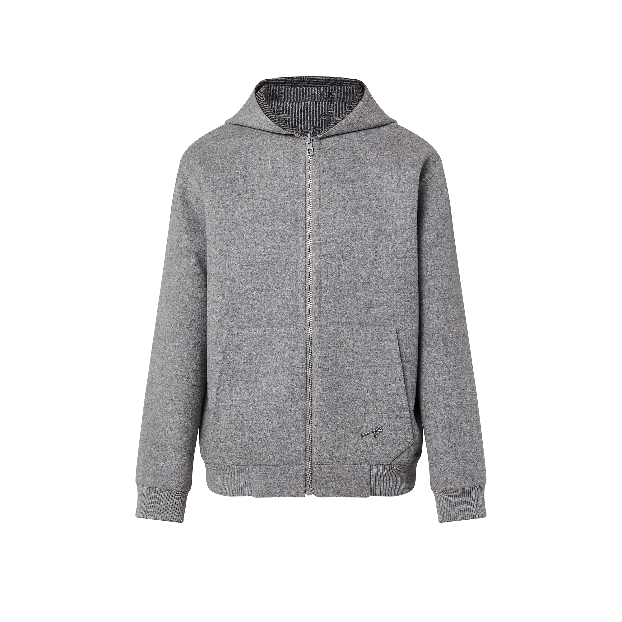 Reversible Double Face Hooded Blouson