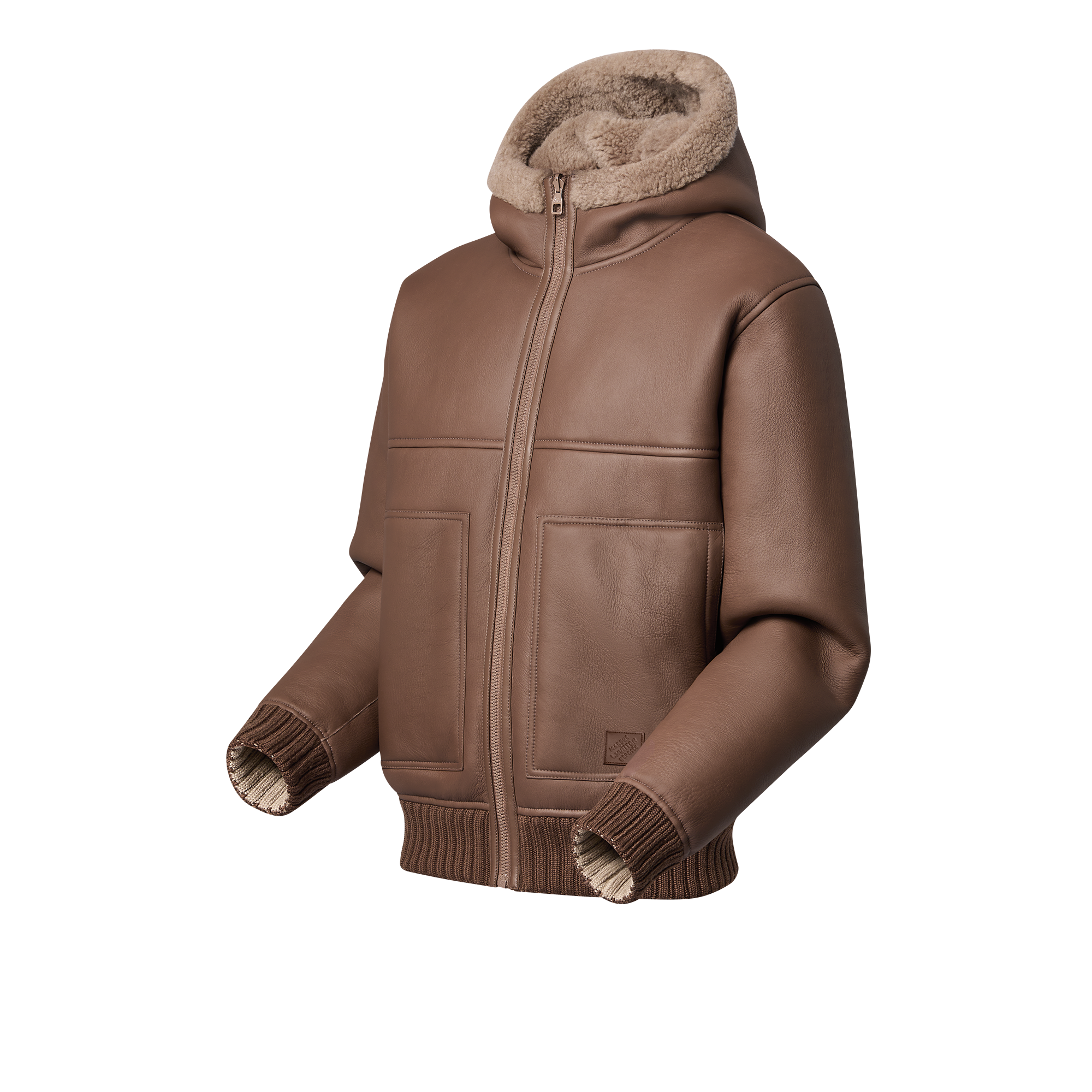  Ready-to-Wear Coats and Outerwear Reversible Hooded Shearling Blouson | Louis Vuitton ® (Product zoom)