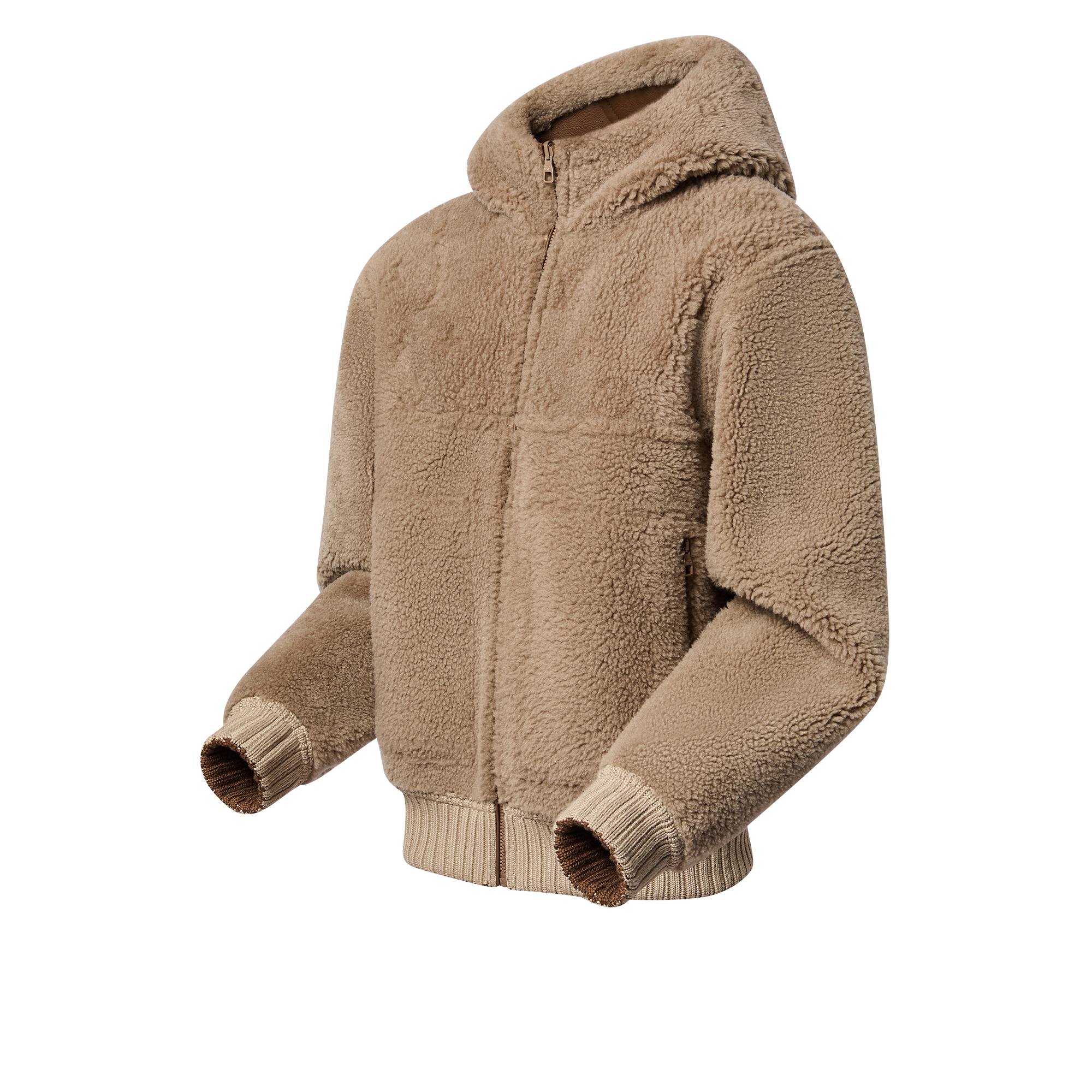  Ready-to-Wear Coats and Outerwear Reversible Hooded Shearling Blouson | Louis Vuitton ® (Product zoom)