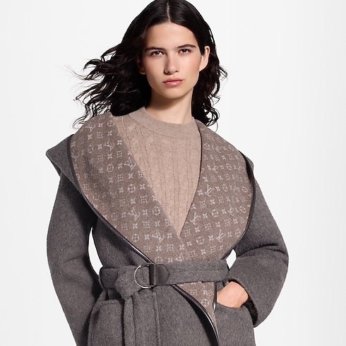 Ready-to-Wear Coats and Jackets Reversible Hooded Wrap Coat | Louis Vuitton ® (Product zoom)