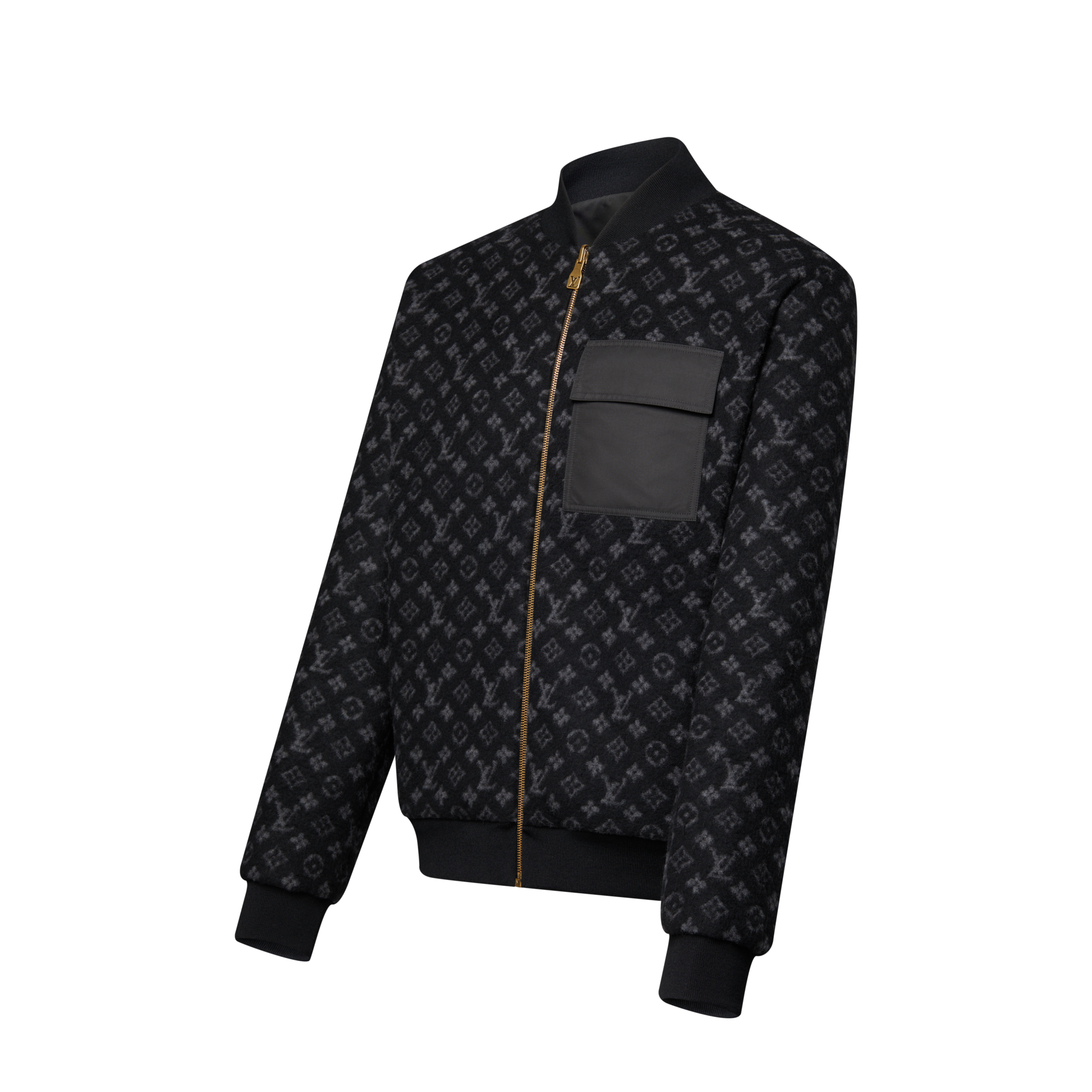  Ready-to-Wear Coats and Outerwear Reversible Monogram Fleece Bomber | Louis Vuitton ® (Product zoom)