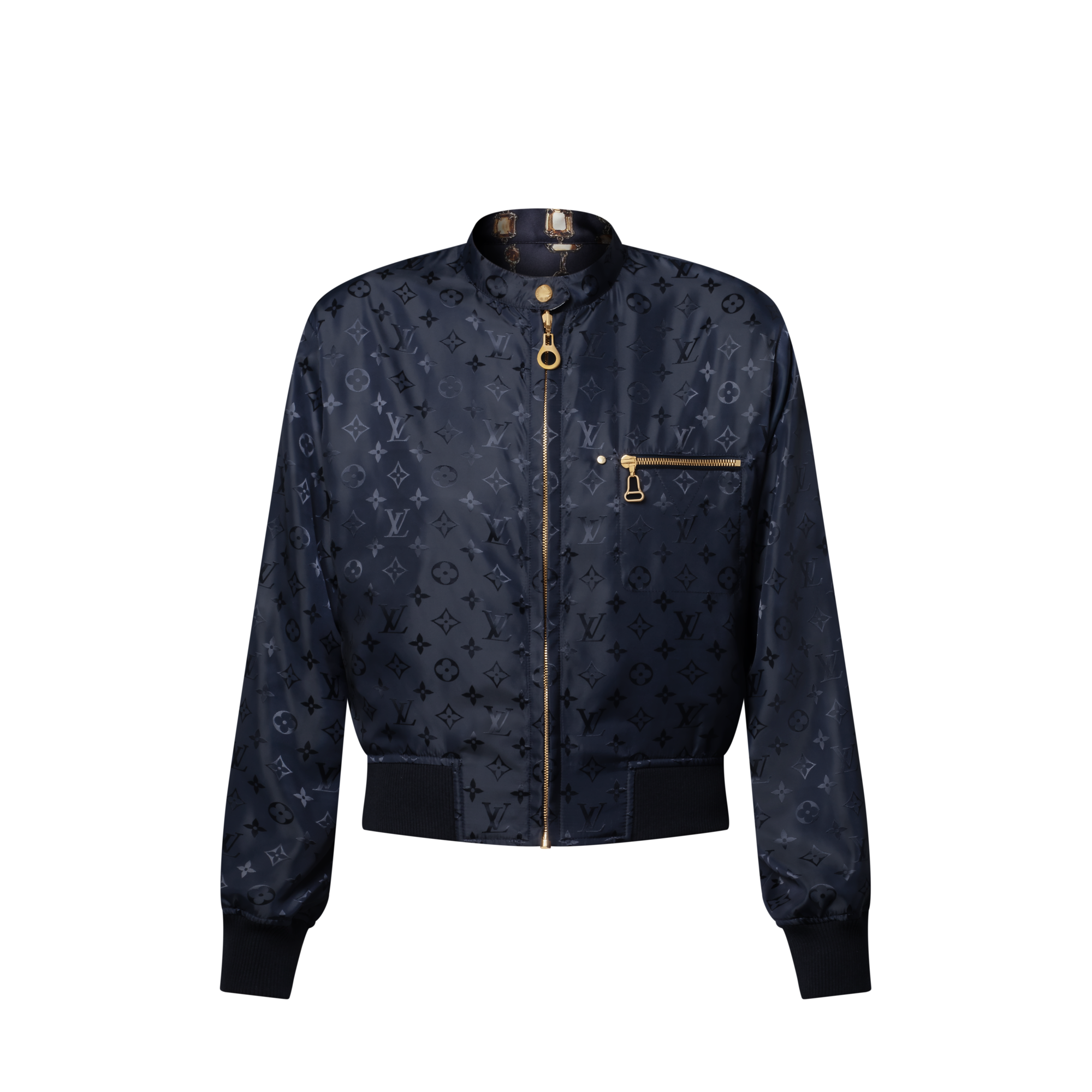 Reversible Necklace Bomber Jacket