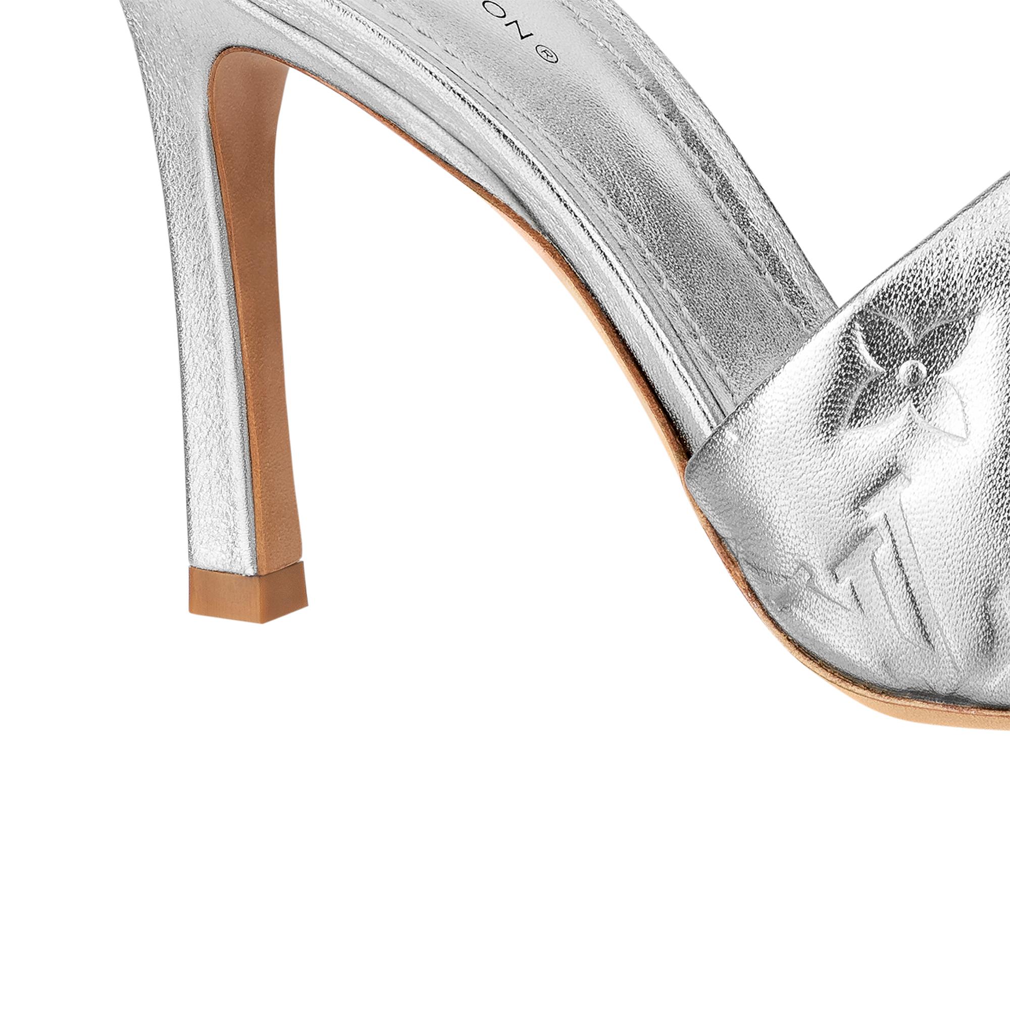 Louis vuitton silver heels Clearance