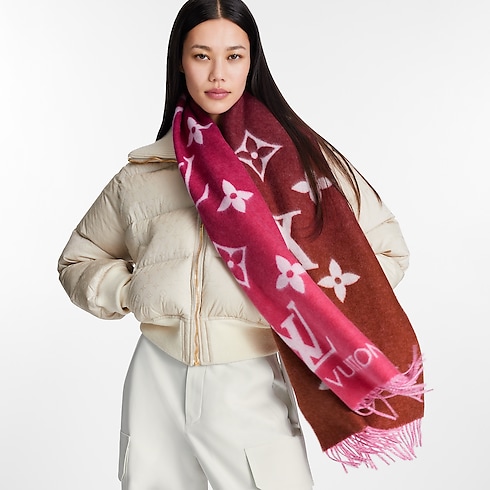 S00 Accessories Scarves Reykjavik Gradient Scarf | Louis Vuitton ® (Product zoom)