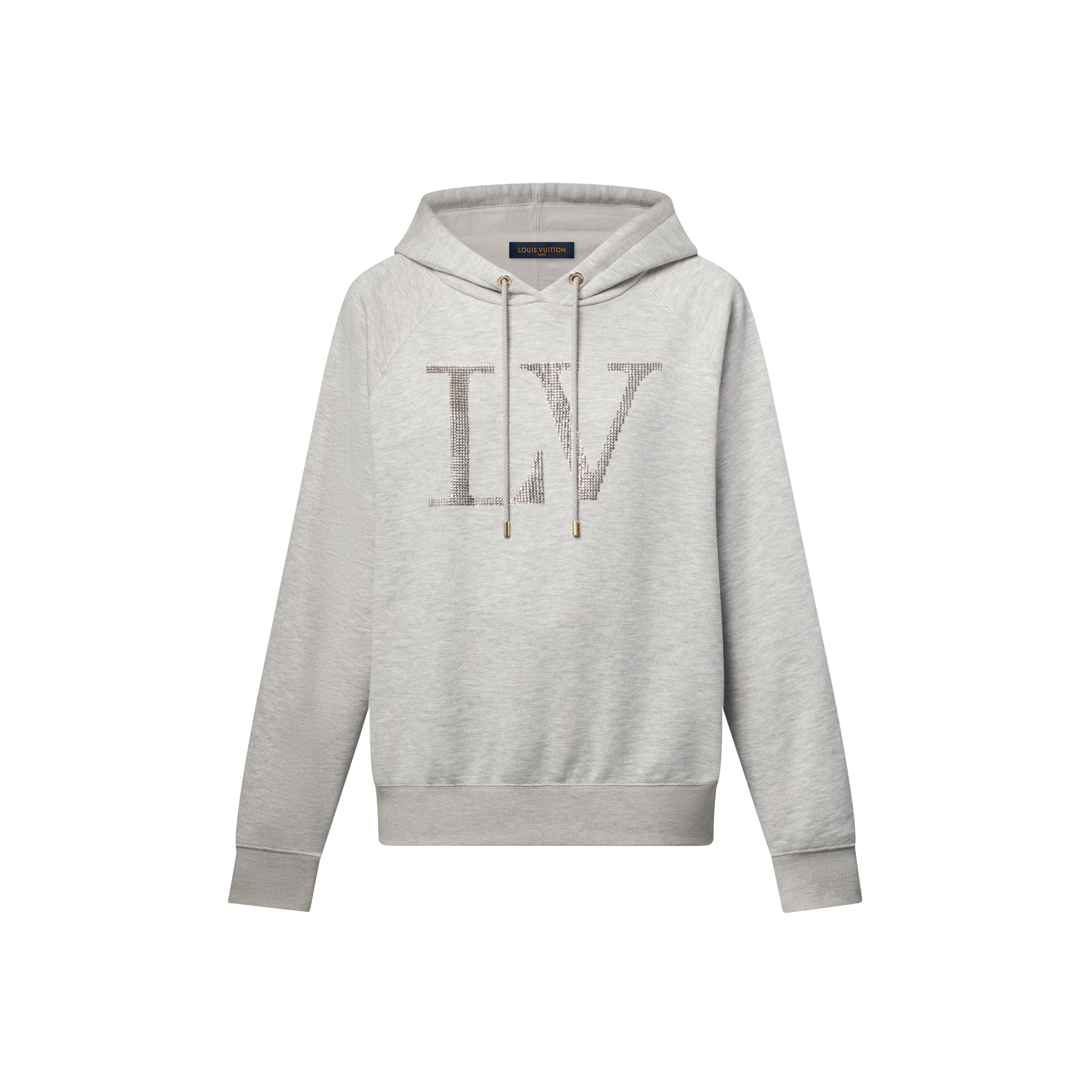  Ready-to-Wear Tops Rhinestone Signature Hoodie | Louis Vuitton ® (Product zoom)