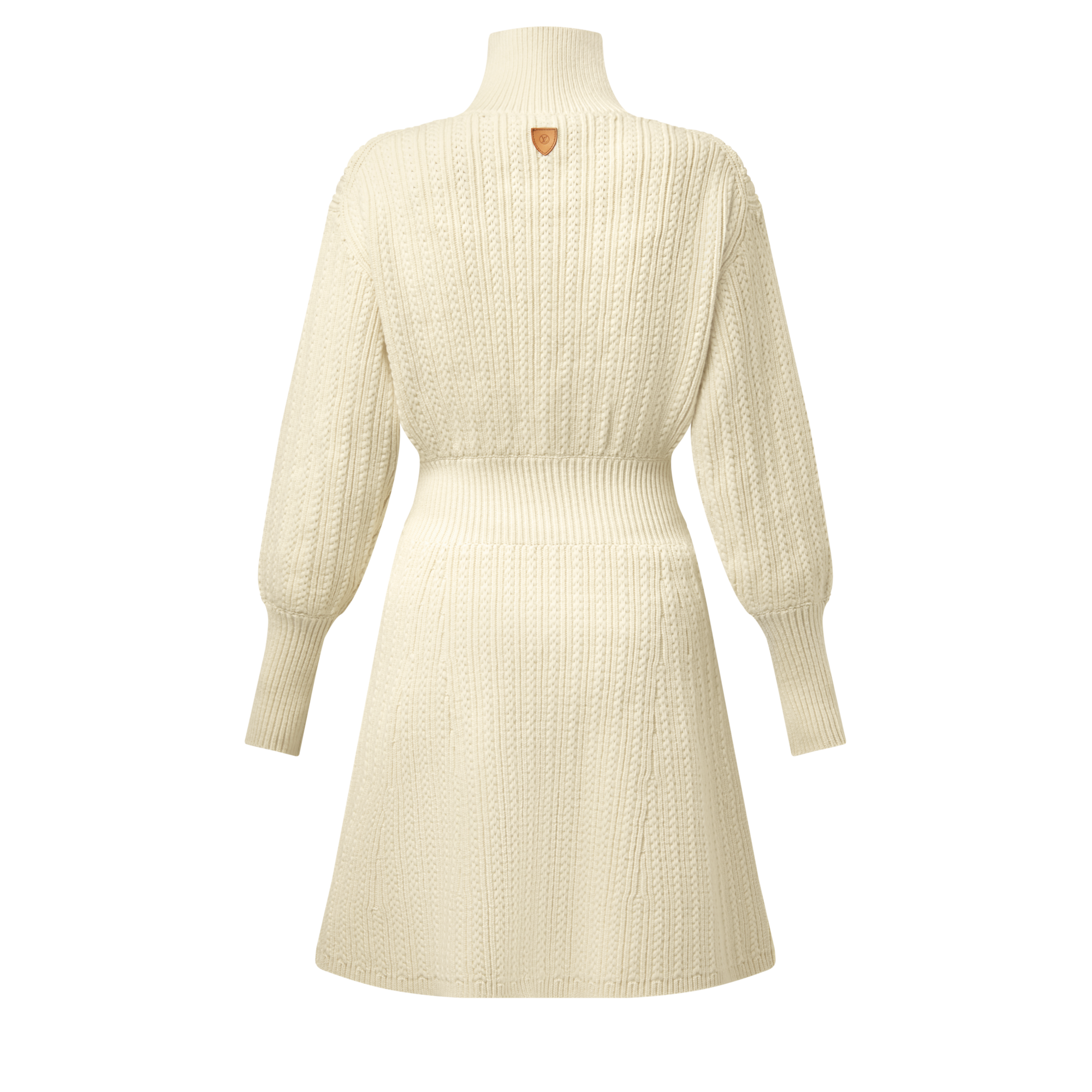  Ready-to-Wear Dresses Ribbed Knit Long-Sleeved Dress | Louis Vuitton ® (Product zoom)