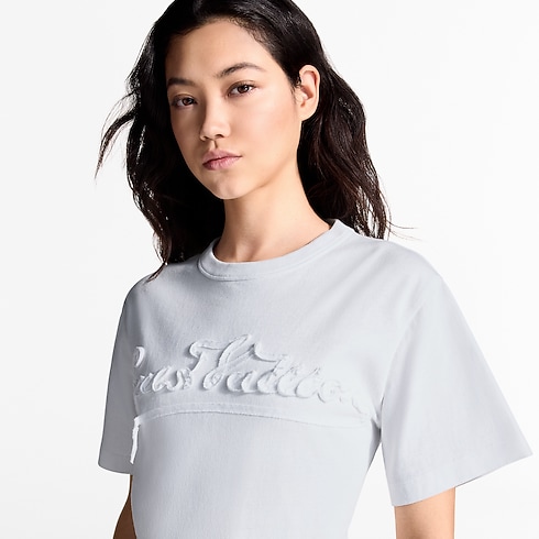 Ready-to-Wear Tops Ribbon Signature Crop Top | Louis Vuitton ® (Product zoom)