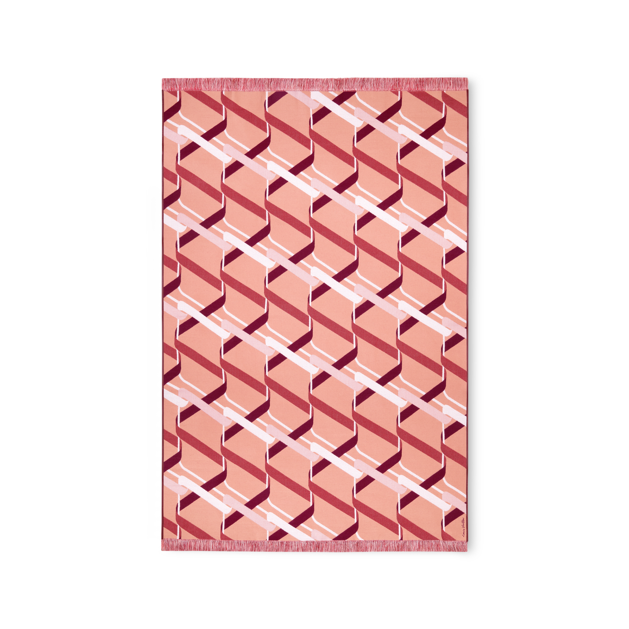  Home and Art of Dining Home Textiles Ribbon Throw Blanket | Louis Vuitton ® (Product zoom)