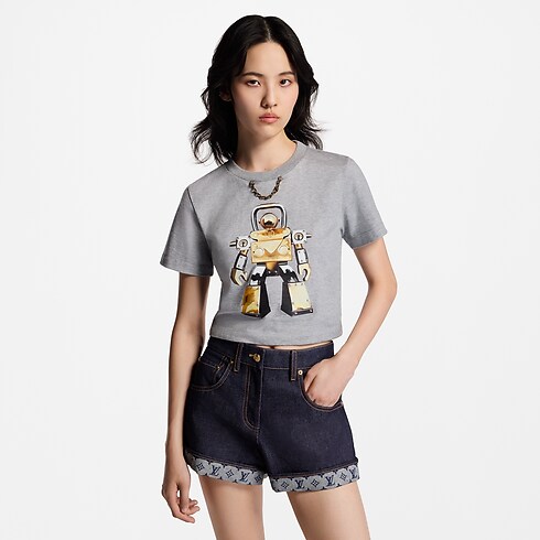 Ready-to-Wear Tops Robot Crop Top | Louis Vuitton ® (Product zoom)