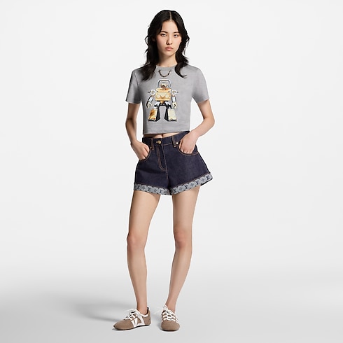 Ready-to-Wear Tops Robot Crop Top | Louis Vuitton ® (Product zoom)