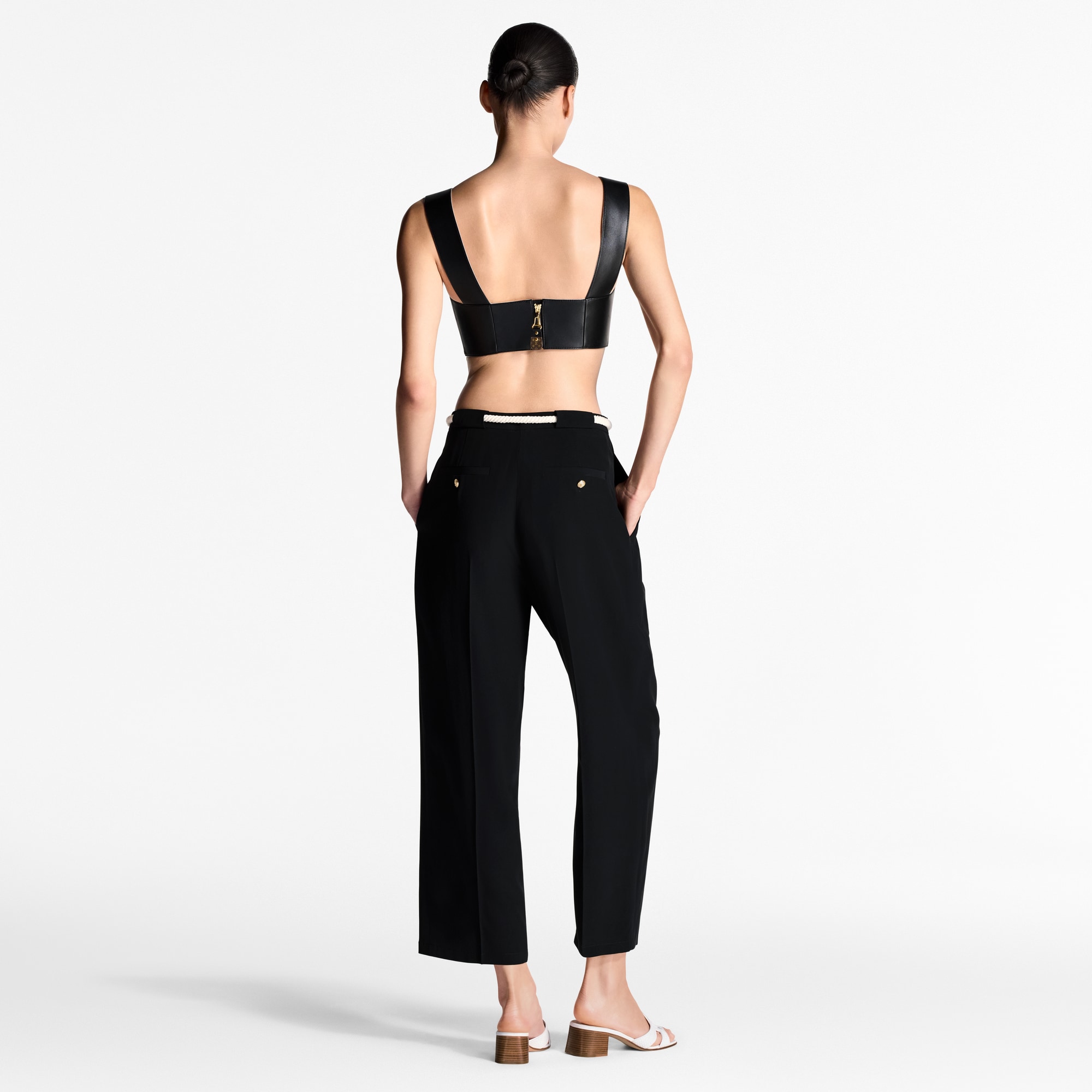  Ready-to-Wear Pants Rope Belt Tailored Pants | Louis Vuitton ® (Product zoom)