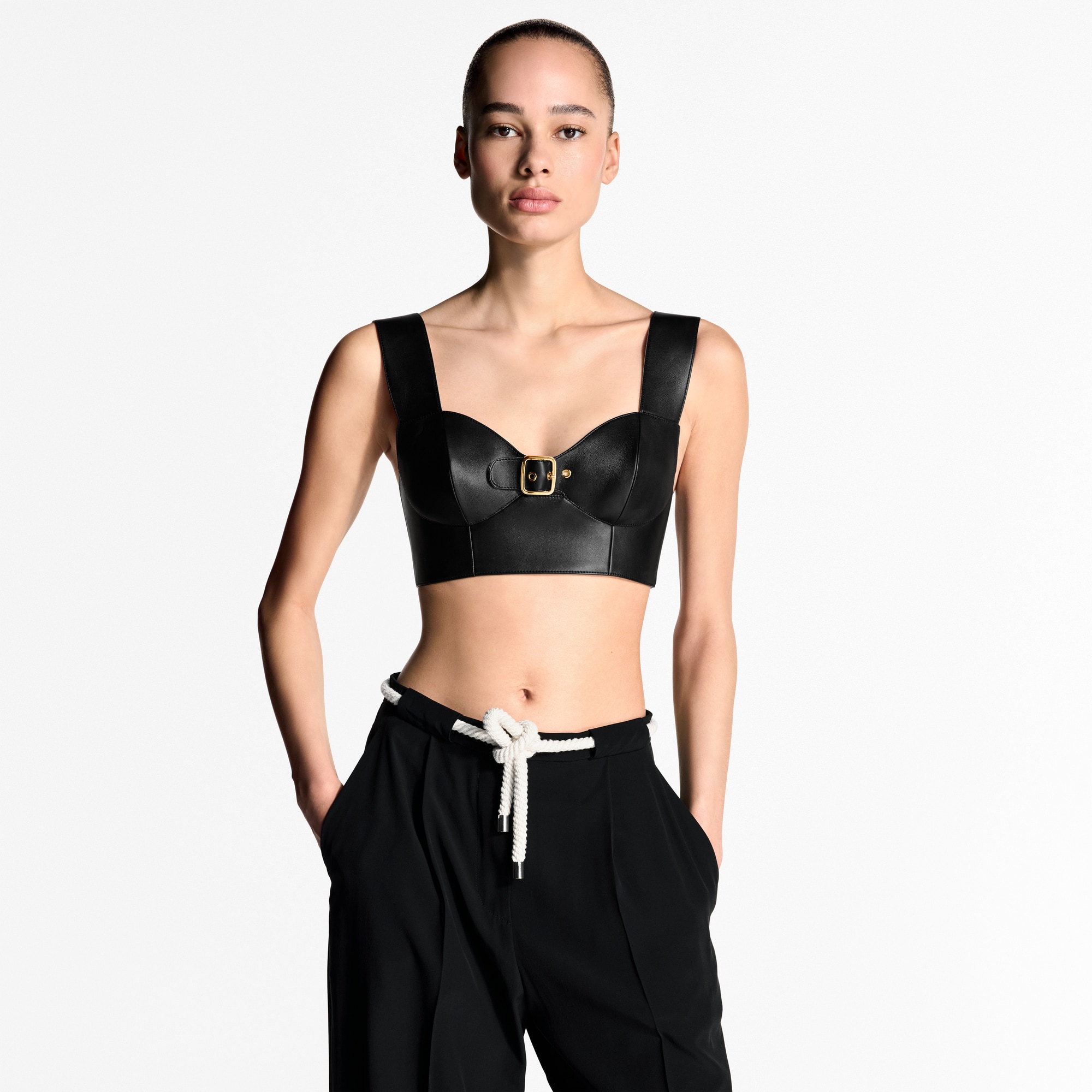  Ready-to-Wear Pants Rope Belt Tailored Pants | Louis Vuitton ® (Product zoom)