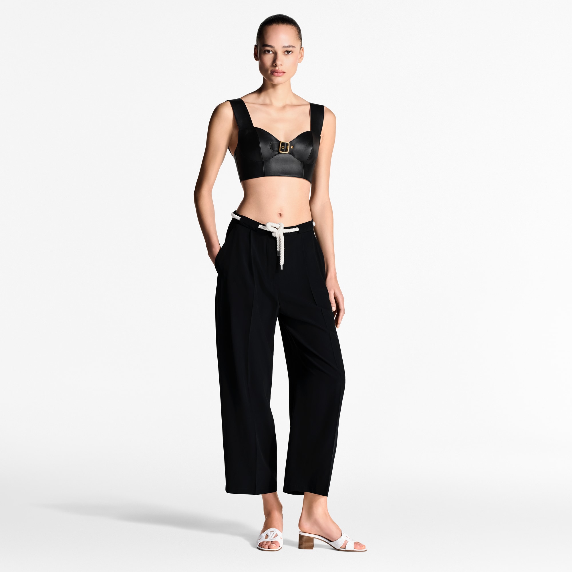  Ready-to-Wear Pants Rope Belt Tailored Pants | Louis Vuitton ® (Product zoom)
