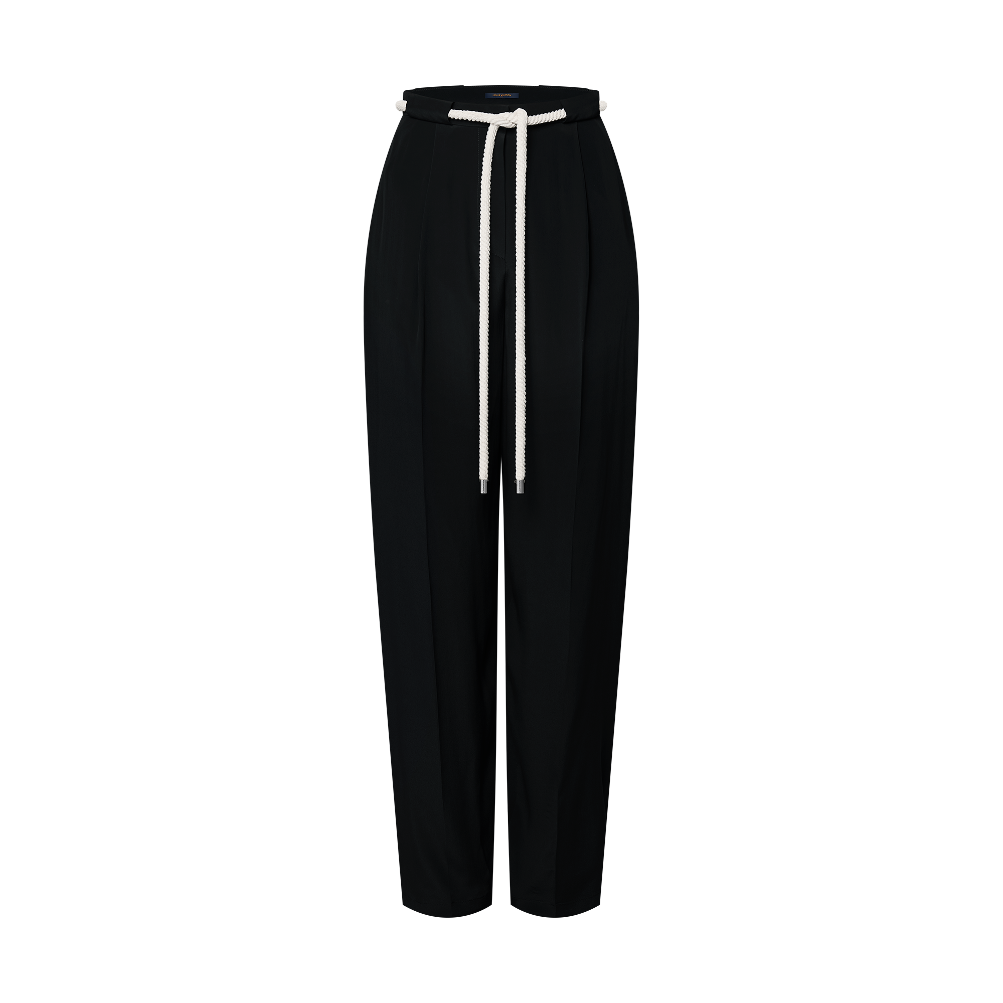 Rope Belt Tailored Pants