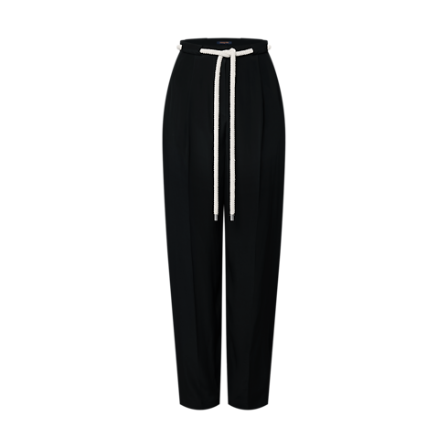 Ready-to-Wear Pants Rope Belt Tailored Pants | Louis Vuitton ® (Product zoom)