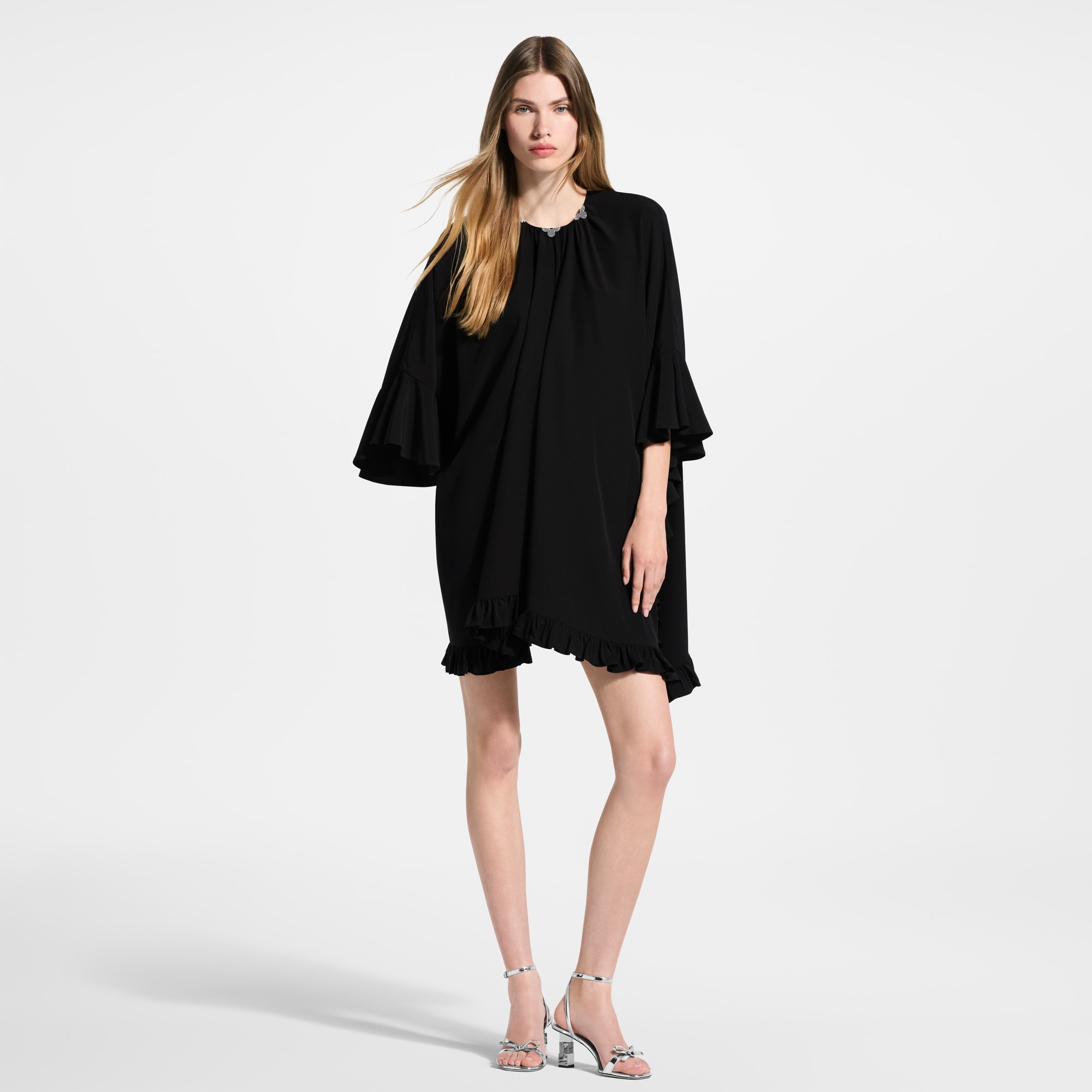 boho dresses for older women Elegant Boho Collared Linen Dress  Old Linen Mill