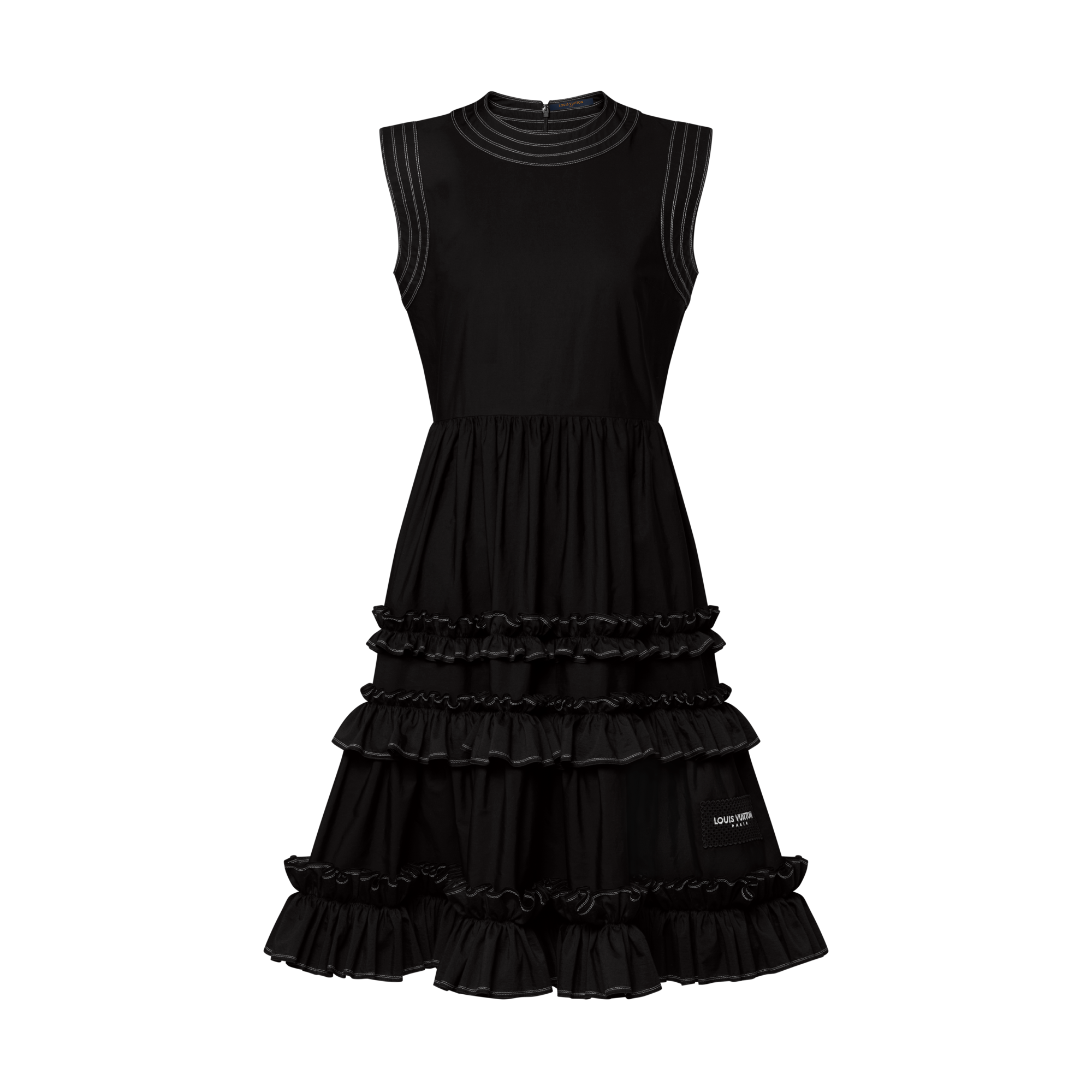Ruffle Trim Dress - Women - Ready-to-Wear | LOUIS VUITTON