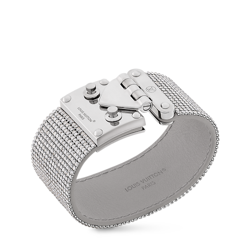 Other Leathers Fashion Jewelry Bracelets S-Lock Strass Cuff | Louis Vuitton ® (Product zoom)