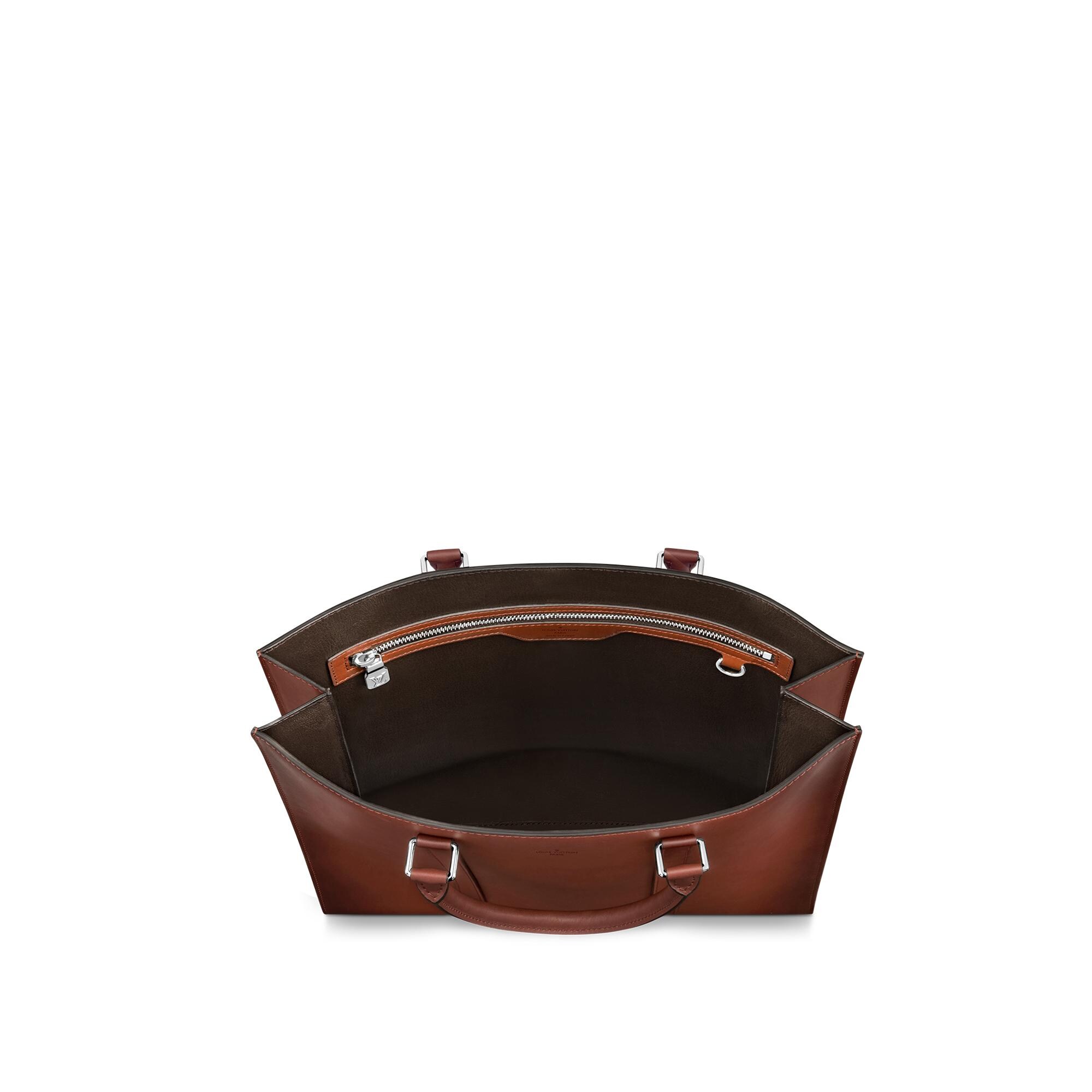 Sac Plat Ombre Leather In Brown Bags M52687 Louis Vuitton