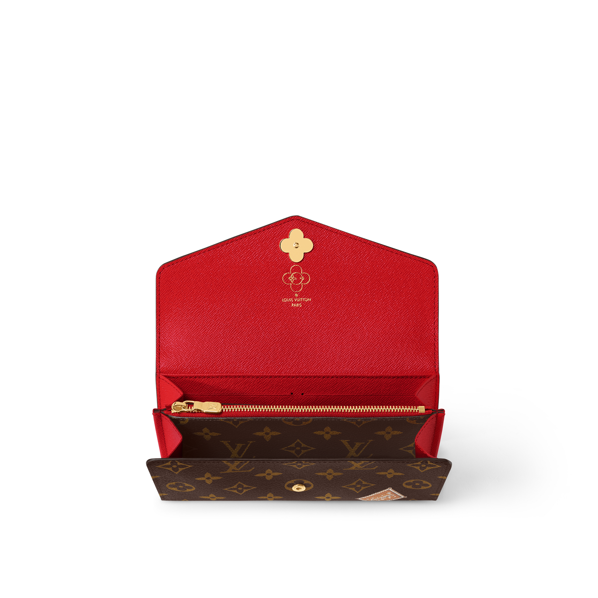 Monogram Small Leather Goods Newness Sarah Wallet | Louis Vuitton ® (Product zoom)