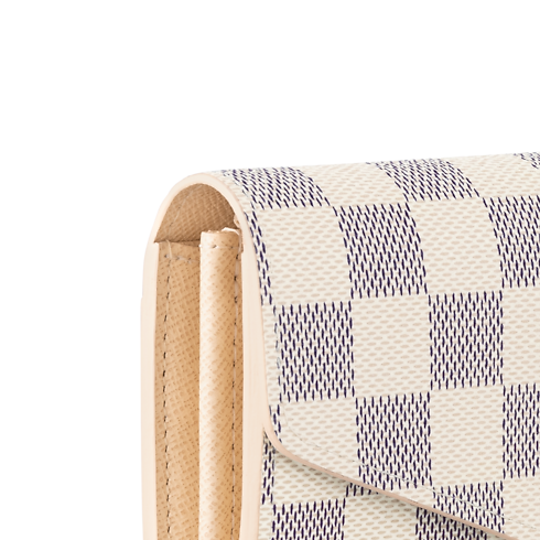 Damier Azur Canvas Small Leather Goods All Small Leather Goods Sarah Wallet | Louis Vuitton ® (Product zoom)