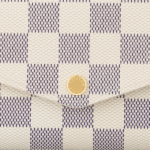 Damier Azur Canvas Small Leather Goods All Small Leather Goods Sarah Wallet | Louis Vuitton ® (Product zoom)
