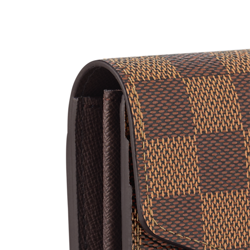 Damier Ebene Small Leather Goods All Small Leather Goods Sarah Wallet | Louis Vuitton ® (Product zoom)