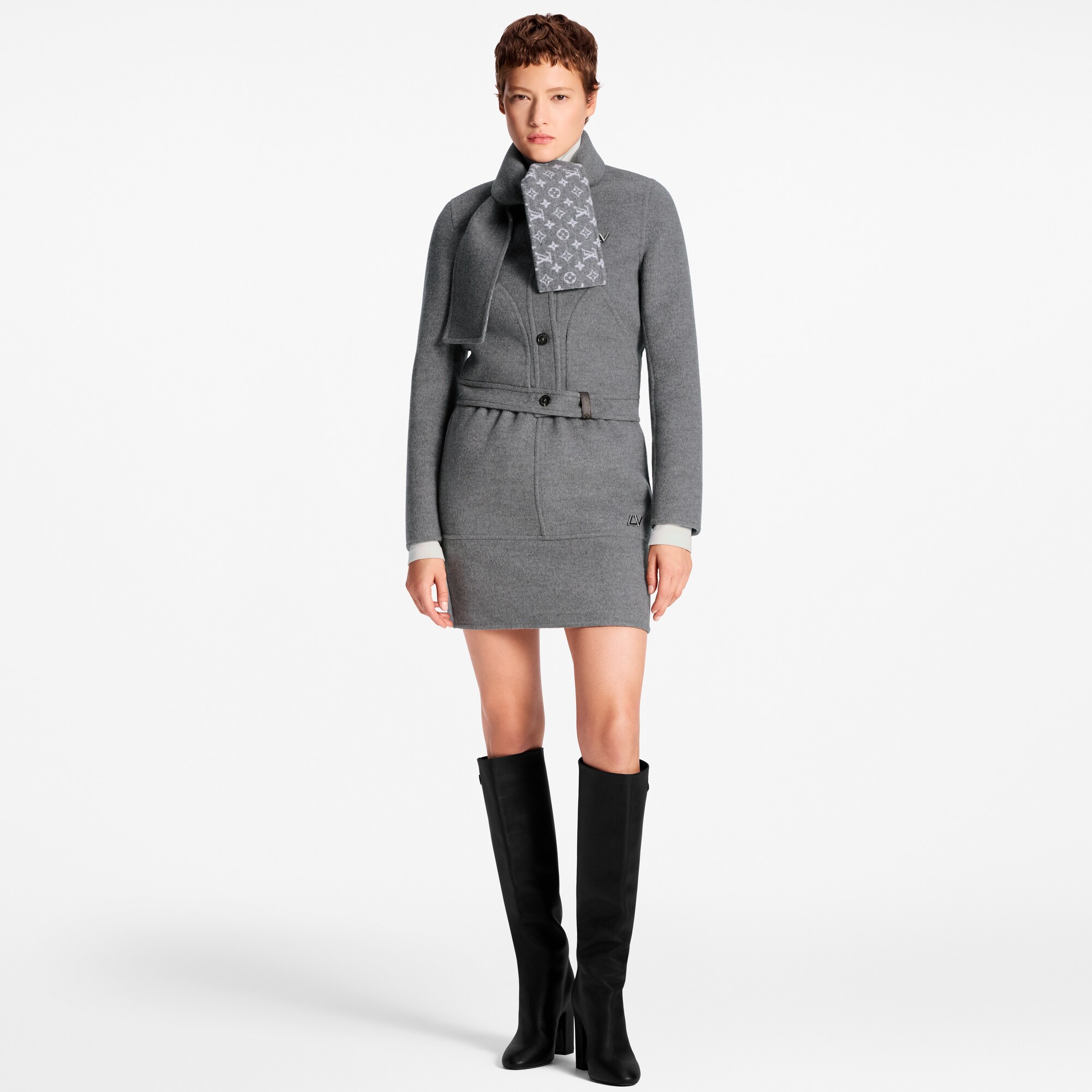  Ready-to-Wear Coats and Jackets Scarf Collar Jacket | Louis Vuitton ® (Product zoom)