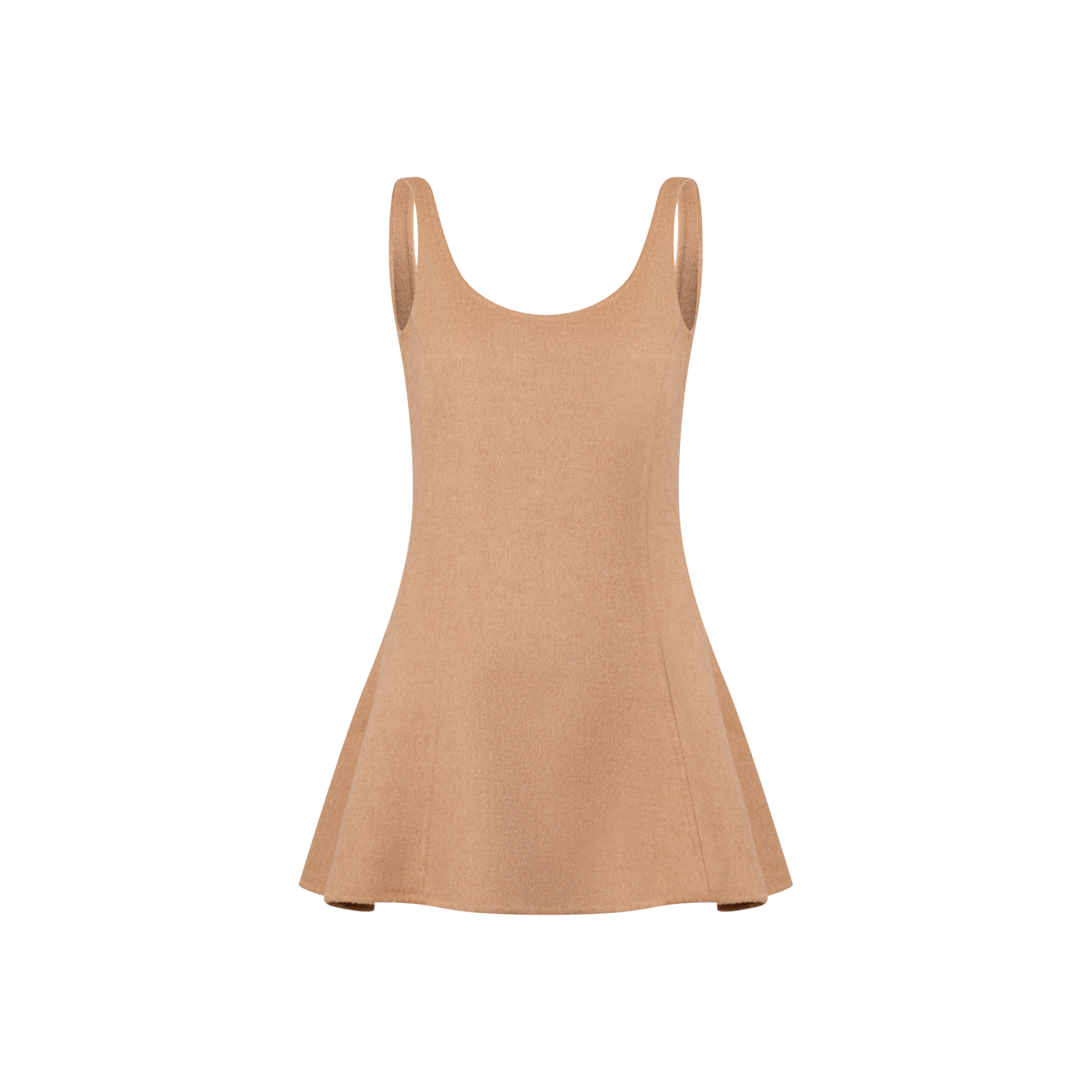  Ready-to-Wear Dresses Scoop Back Camel Skater Dress | Louis Vuitton ® (Product zoom)