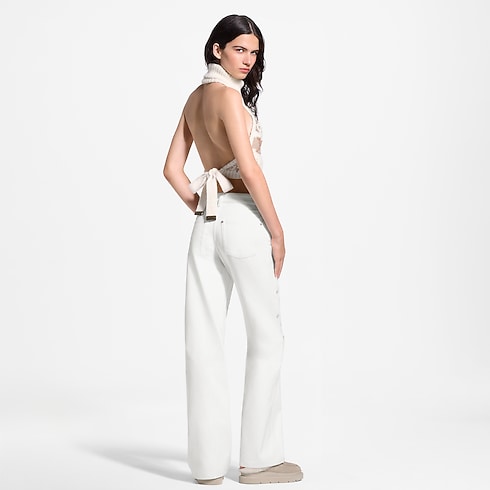 Ready-to-Wear Tops and Shirts Sequin Alpine Knit Crop Top | Louis Vuitton ® (Product zoom)
