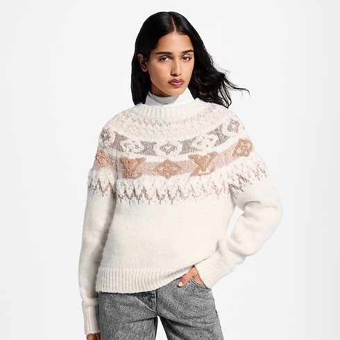 Ready-to-Wear Tops and Shirts Sequin Alpine Knit Pullover | Louis Vuitton ® (Product zoom)
