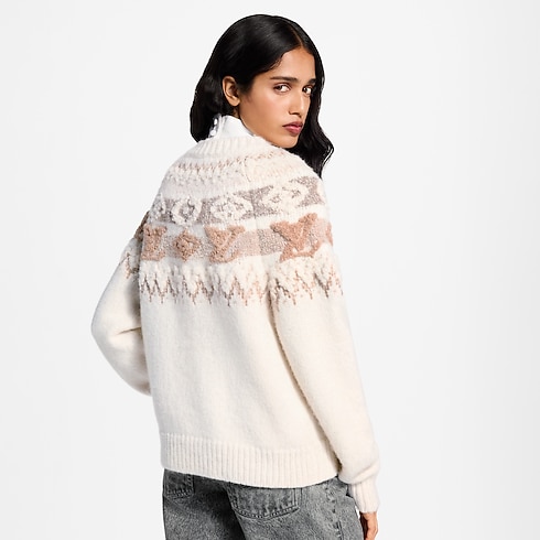 Ready-to-Wear Tops and Shirts Sequin Alpine Knit Pullover | Louis Vuitton ® (Product zoom)