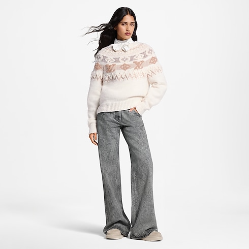Ready-to-Wear Tops and Shirts Sequin Alpine Knit Pullover | Louis Vuitton ® (Product zoom)