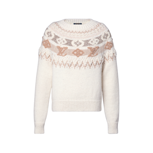 Ready-to-Wear Tops and Shirts Sequin Alpine Knit Pullover | Louis Vuitton ® (Product zoom)