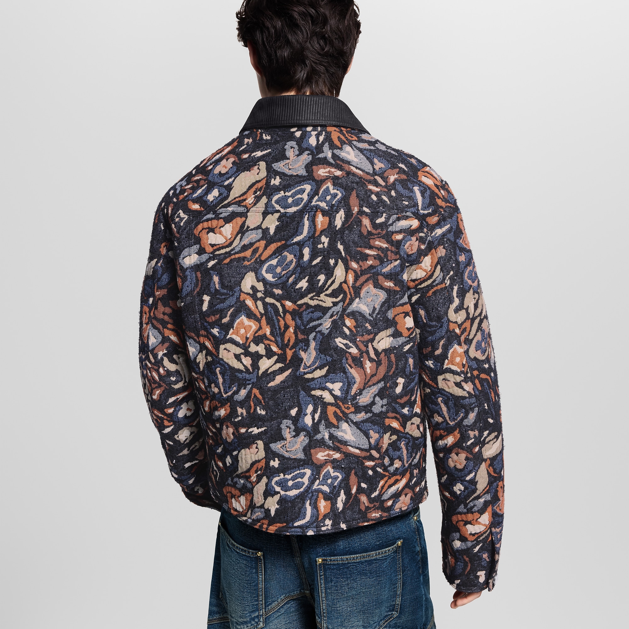 Sequin-Embellished Workwear Blouson