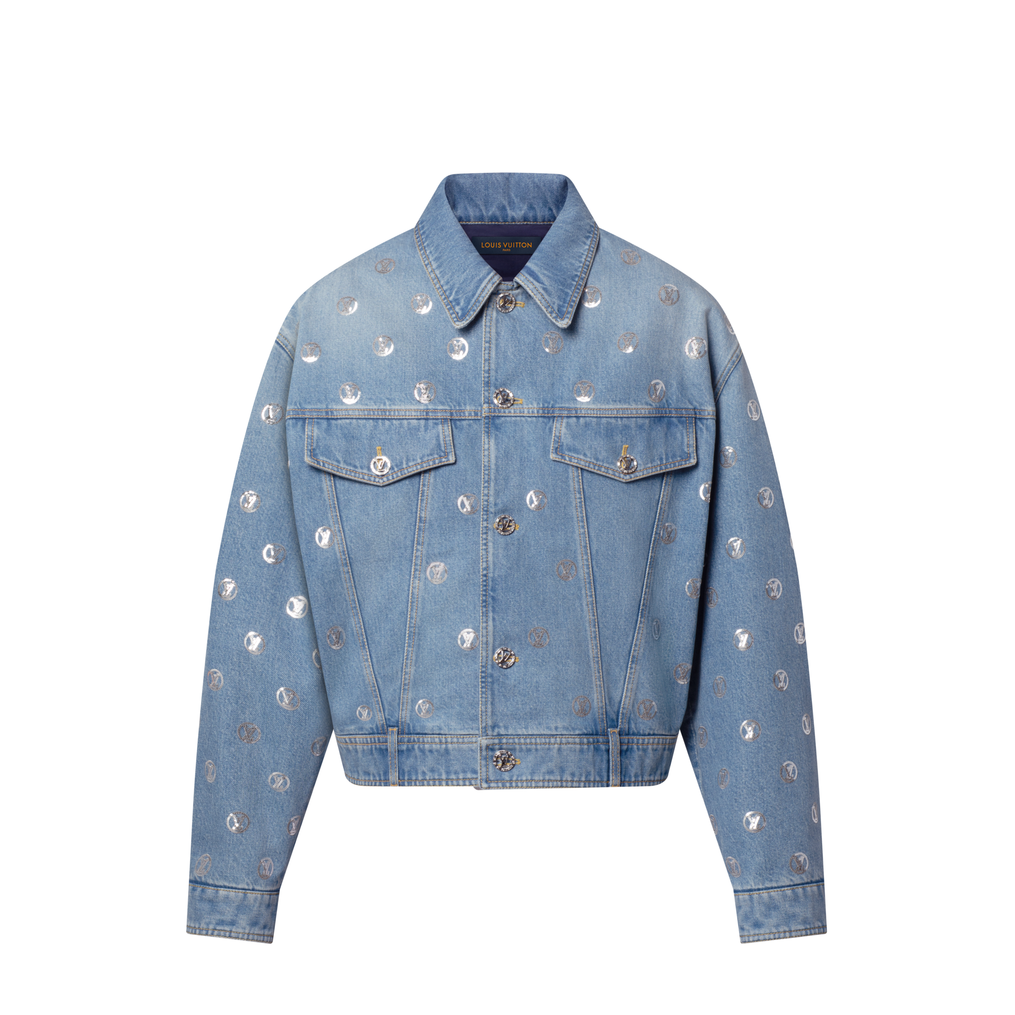  Ready-to-Wear Coats and Jackets Sequin Signature Denim Jacket | Louis Vuitton ® (Product zoom)