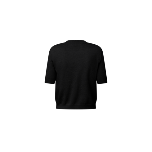 Ready-to-Wear Tops Sequin Signature Knit Top | Louis Vuitton ® (Product zoom)