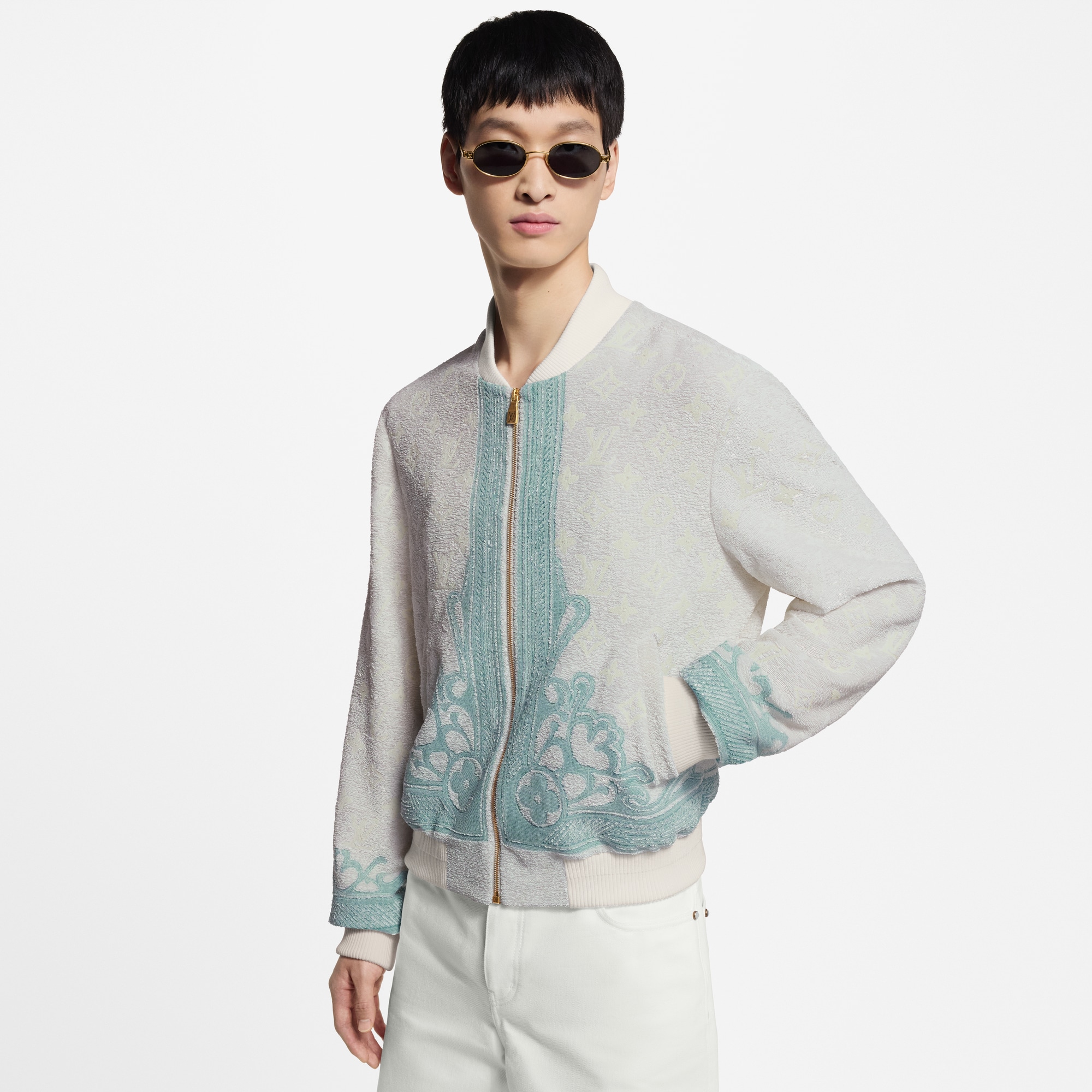  Ready-to-Wear Coats and Outerwear Sequined Bomber | Louis Vuitton ® (Product zoom)