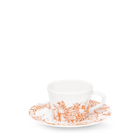 Home and Art of Dining Art of Dining Set Of 2 Coffee Cups and Saucers LV By The Pool | Louis Vuitton ® (Product zoom)