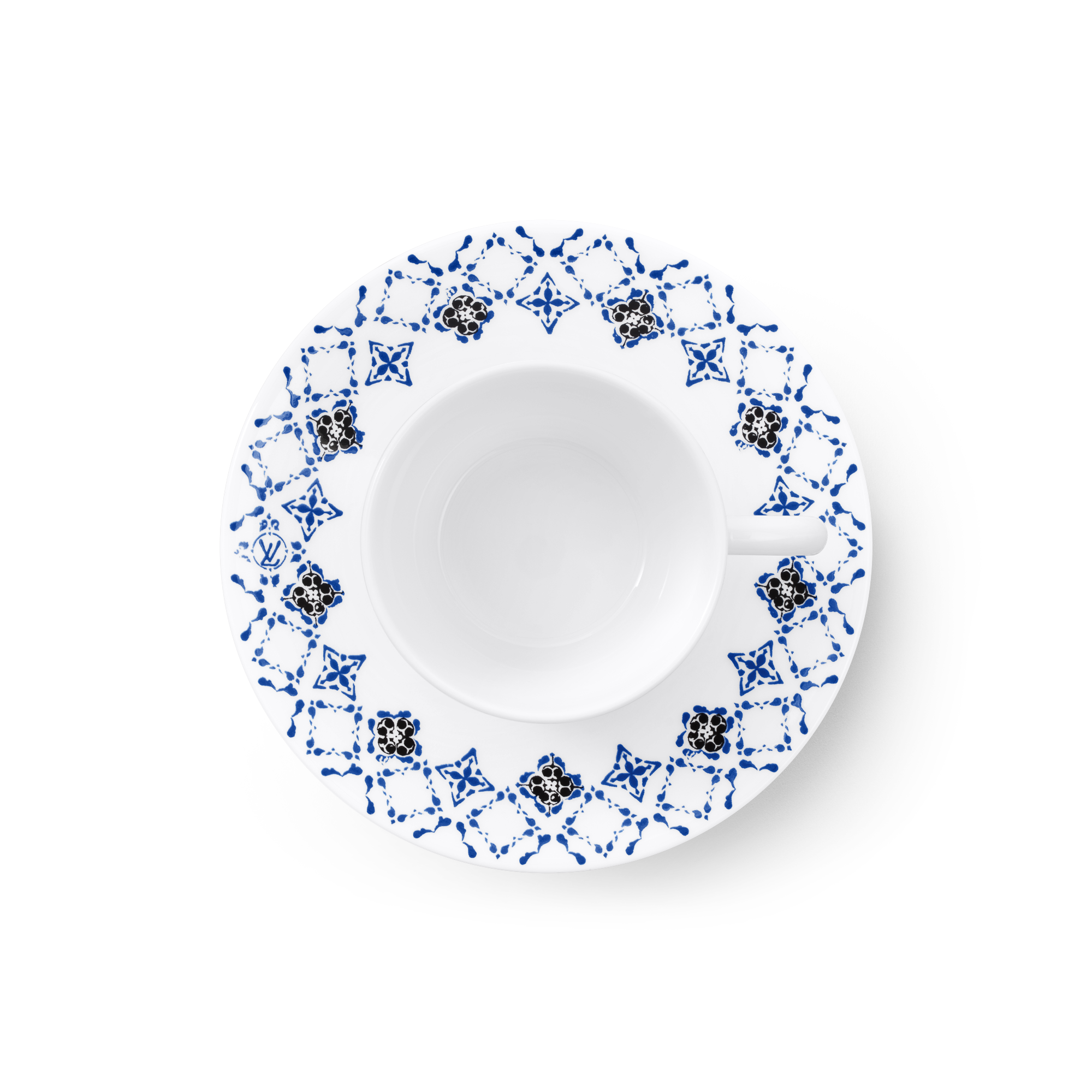  Home and Art of Dining Art of Dining Set Of 2 Coffee Cups and Saucers LV By The Pool | Louis Vuitton ® (Product zoom)